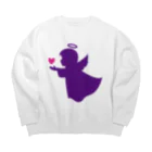 フォーヴァのエンジェル Big Crew Neck Sweatshirt