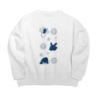 イニミニ×マートの深海アイドル Big Crew Neck Sweatshirt