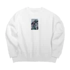 ねぼすけのお台場と言ったらこれ！ Big Crew Neck Sweatshirt