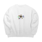 𝘵𝘰𝘯𝘬𝘰 🪐の射止めて心の鍵 Big Crew Neck Sweatshirt