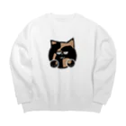 サビ猫azunekoのおうちのサビ猫のazuneko(あずねこ) Big Crew Neck Sweatshirt