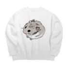 ハムスターのレイちゃんのハムスターのレイちゃん Big Crew Neck Sweatshirt