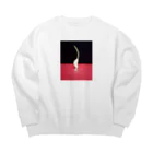 紅クラゲの自立ニンニク Big Crew Neck Sweatshirt