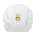 一夜⛩雪奈⛩のえふすたくん Big Crew Neck Sweatshirt