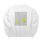 ハナのお店のひよこ Big Crew Neck Sweatshirt