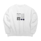 りすとひつじのめがねがね　よいやみ Big Crew Neck Sweatshirt