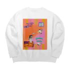 𝙈𝙊𝙈𝙊'𝙨 𝙎𝙝𝙤𝙥のvintage vaporwave #02 Big Crew Neck Sweatshirt