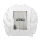 ふうちゃんマンのでんしゃ Big Crew Neck Sweatshirt