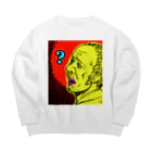 komgikogikoの理解できなくてあせるおじさん Big Crew Neck Sweatshirt