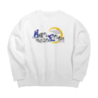 月曜からほんとこの兄たちは！公式サイトのげつあにタイトルロゴ Big Crew Neck Sweatshirt