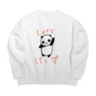 クロイノ！のぱんだ Big Crew Neck Sweatshirt