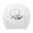 むにちょこのにんぎょちゃん Big Crew Neck Sweatshirt