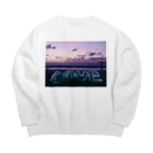 yohakuyaのlove　#Tシャツのよはくを埋める Big Crew Neck Sweatshirt