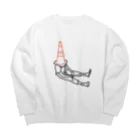 POPEYEの店のロードコーン Big Crew Neck Sweatshirt