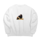 mokimoki893のレッサーパンダ ポリゴン Big Crew Neck Sweatshirt