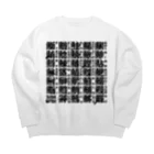 9bdesignのサカナ偏の漢字のアレ Big Crew Neck Sweatshirt