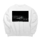 しょうちゃん@117.2kgのグリッジノイズドロップ Big Crew Neck Sweatshirt