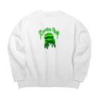 れなしやのZombie frog Big Crew Neck Sweatshirt