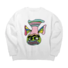 魚好きあつまれ！#かまととちゃん　#かまぼこママのギヤギョ魚 Big Crew Neck Sweatshirt