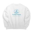 antartのfamilly canping Big Crew Neck Sweatshirt