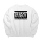 RAINBOW（レインボー）のオルテガブラック Big Crew Neck Sweatshirt