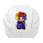 h45m69のサロペpao Big Crew Neck Sweatshirt