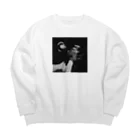 青色ピーナッツのクリスマスパーティー Big Crew Neck Sweatshirt