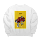 MAiのFire fighter Big Crew Neck Sweatshirt