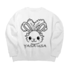 YASA-USAのやさうさフェイス2 Big Crew Neck Sweatshirt