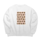 猫のさばみそ&ごましお百貨店(さばごま百貨店)のいつでもごましお Big Crew Neck Sweatshirt