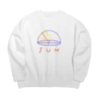 よっくもっくの日照時間の図 Big Crew Neck Sweatshirt