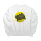 はやしりえの月とスッポン Big Crew Neck Sweatshirt