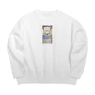 涼の居場所のショートのお嬢様 Big Crew Neck Sweatshirt