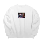 Buncho_kansaiのJavaspparow TORIPI Big Crew Neck Sweatshirt