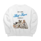 芦屋のムートン嬢の家族写真 Big Crew Neck Sweatshirt