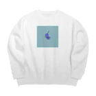 ははは HAHAHAの可哀想なたこちゃん Big Crew Neck Sweatshirt