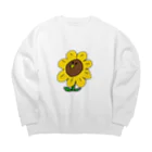 こんぶのひまわりなへんげんじざいくん Big Crew Neck Sweatshirt