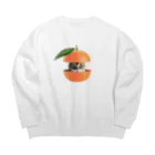 キボウノヒカリのmikanchan #1 Big Crew Neck Sweatshirt