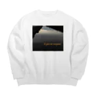 たま屋の人恋しい Big Crew Neck Sweatshirt