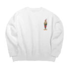 ひみつchocolatierのプリンセスクリーミーショコラ Big Crew Neck Sweatshirt