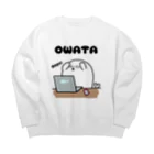 pinokkio1214のつんだごま Big Crew Neck Sweatshirt