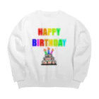 のほ本舗のハッピーバースデー Big Crew Neck Sweatshirt