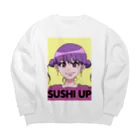 SushiUp-鮨昇天の寿司ガール Big Crew Neck Sweatshirt