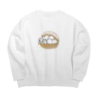 うさぎちゃんアイランドのうさトッツォ（おしりver.） Big Crew Neck Sweatshirt