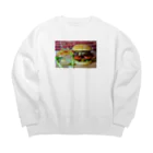 Infinity shopのザ・ハンバーガー Big Crew Neck Sweatshirt