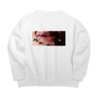 namiMoのピアス　口 Big Crew Neck Sweatshirt