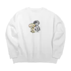 どりしろ日記のふわふわどりしろ Big Crew Neck Sweatshirt