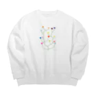 momanyuのmomanyu Big Crew Neck Sweatshirt