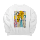 ヒラモトユミエの星屑を集めて Big Crew Neck Sweatshirt