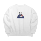 iiiiikustanのザビエルくん。 Big Crew Neck Sweatshirt